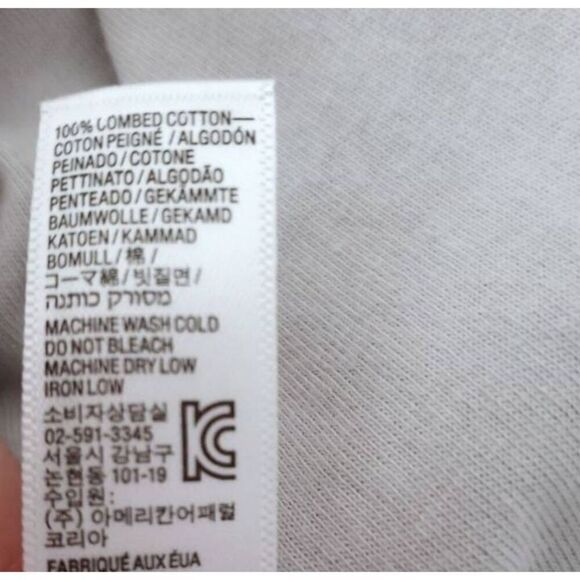 AMERICAN APPAREL "I'M SO FANCY" T-SHIRT GRAY, BLUE, & PINK. SZ.XL EUC . - Picture 6 of 6